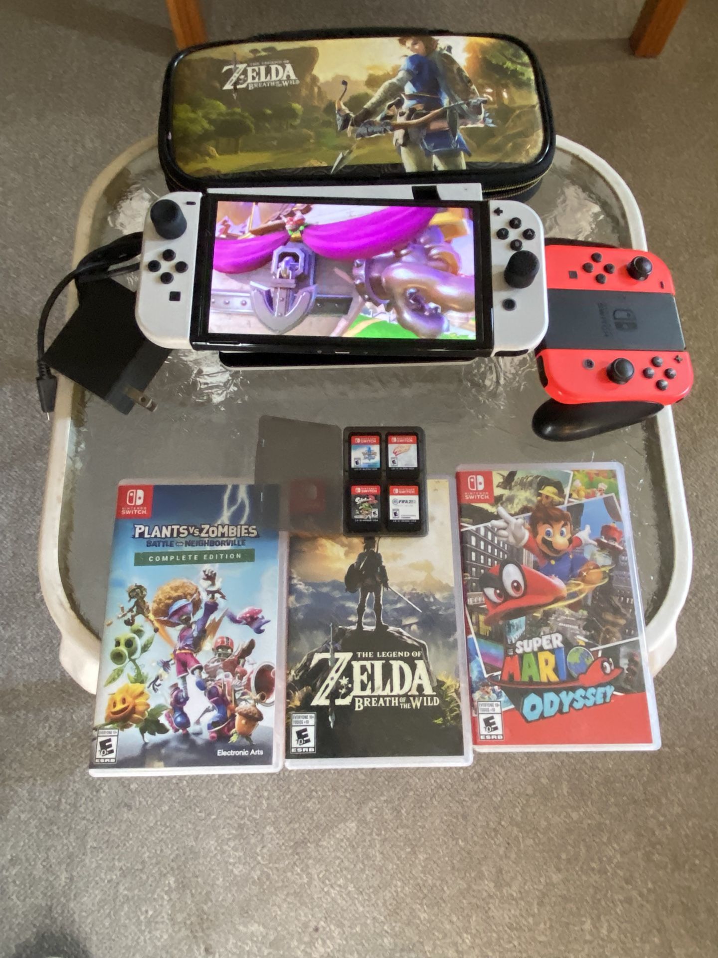 Nintendo Switch Oled Bundle + 7 Games