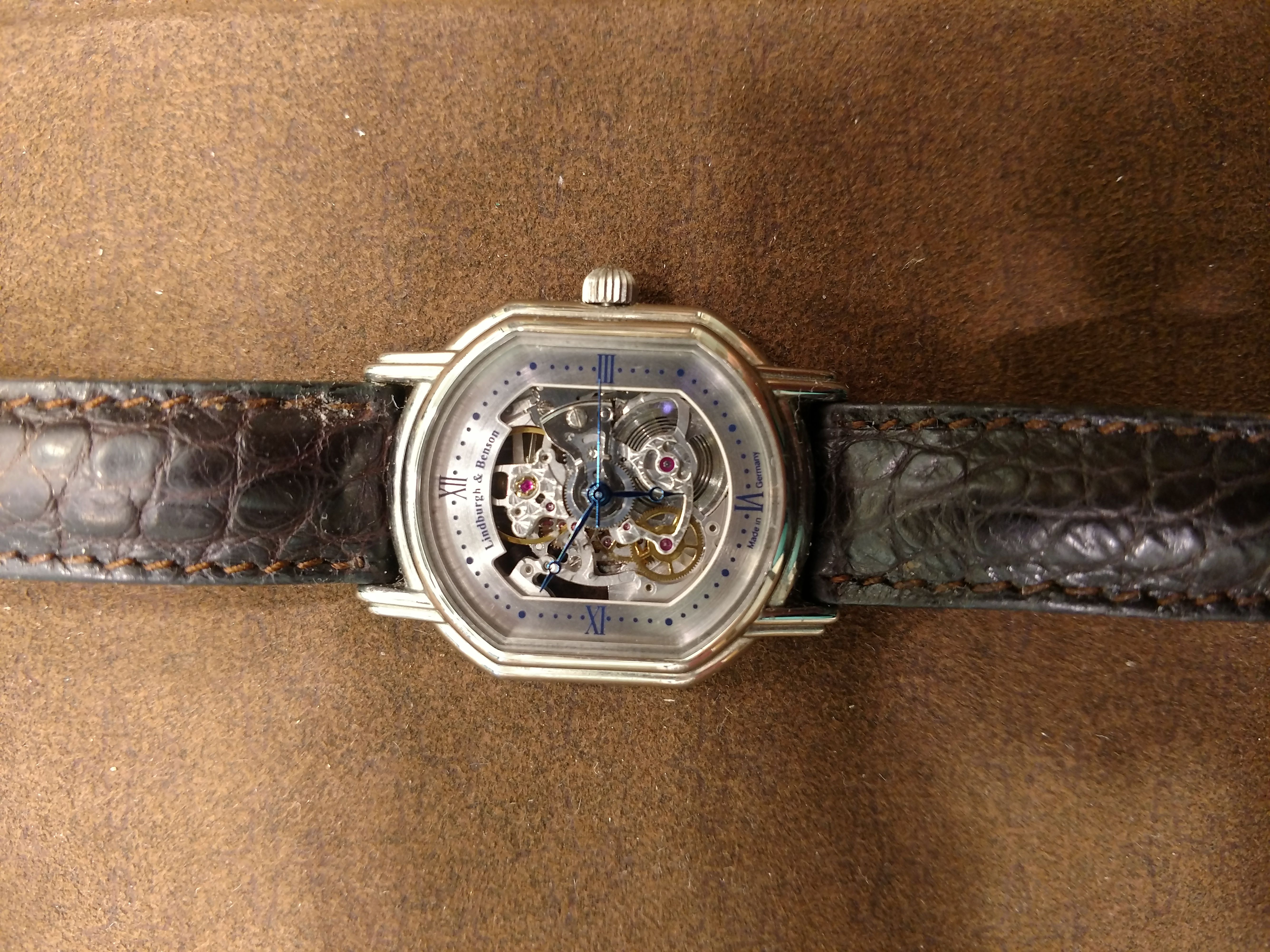 Lindburgh and Benson Automatic Skeleton watch