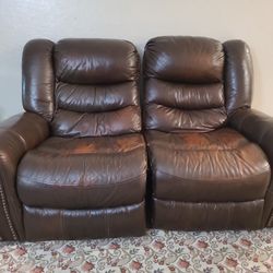 Leather Sofa.