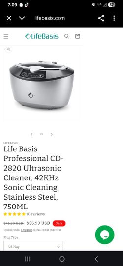 Ultrasonic Jewelry Cleaner