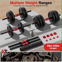 Adjustable exercise Weight Set New