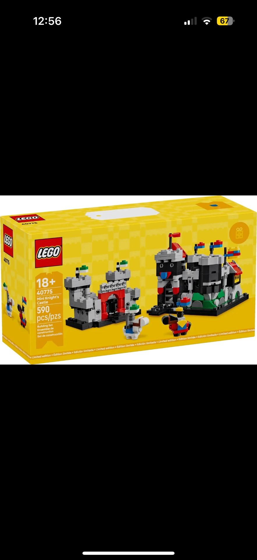 LEGO Mini Knight’s Castle GWP 40775 - Brand New