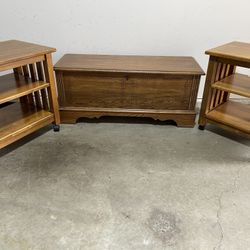 End Tables And Blanket Chest