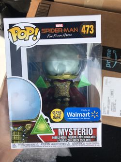 Mysterio Glow In The Dark Walmart Exclusive Funko Vinyl Pops Spider-Man Marvel Avengers