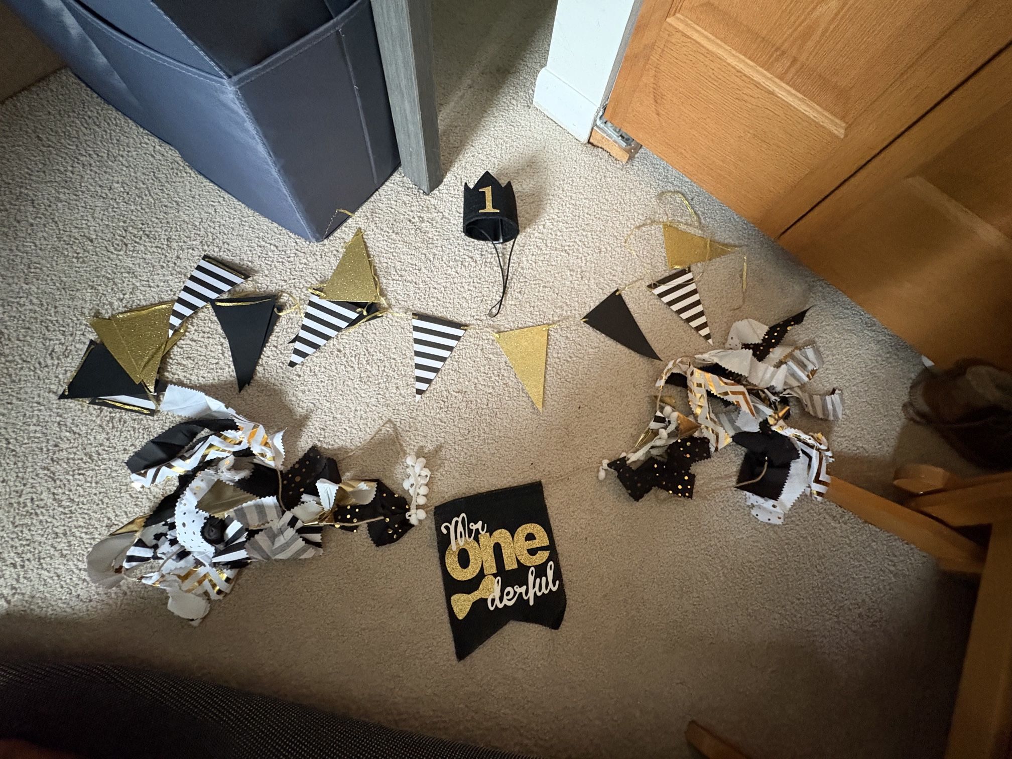 Mr Onederful Birthday Banners