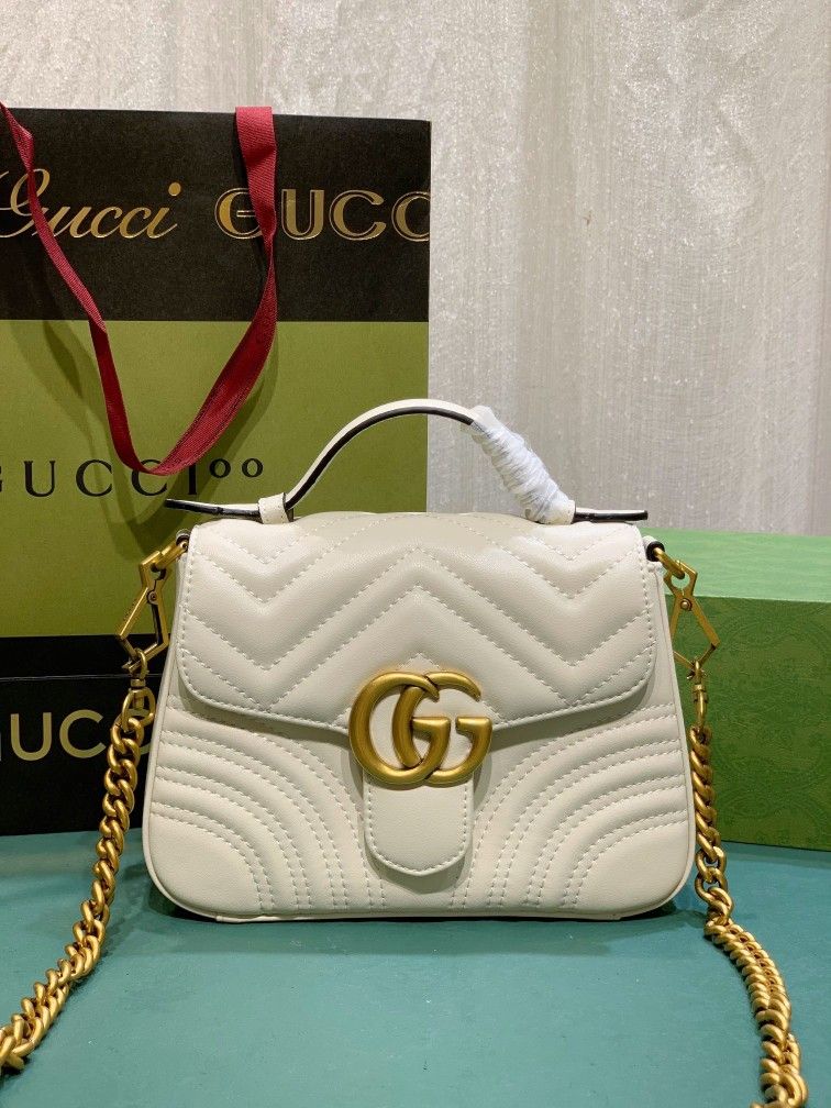 Genuine white GC ladies bag