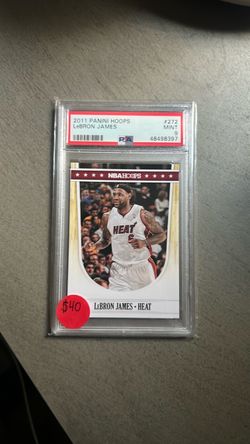 2011 Lebron James Panini Hoops PSA 9