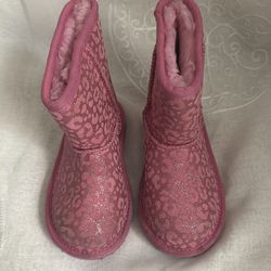 Girl UGG pink leopard boots