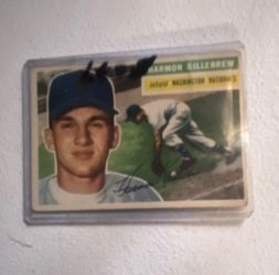 1956 Topps Harmon Killebrew Baseball Card