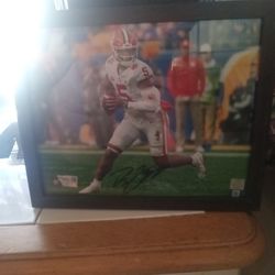 D J Uiagalelei 8 × 10 Signed Photo