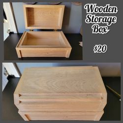 Wooden Storage BOX