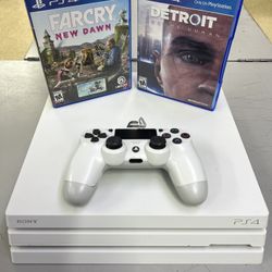 Sony PlayStation 4 Pro 1TB 4K Video Game System Set