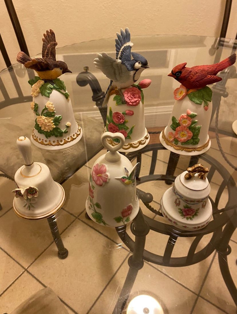 Porcelain Hand painted Bells