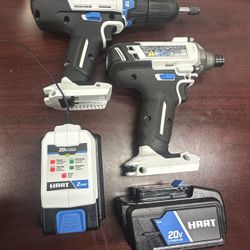 Hart Drill And Impact Driver Combo Kit
