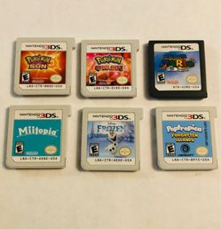 Nintendo 3DS & DS Pokémon, Mario etch…Games