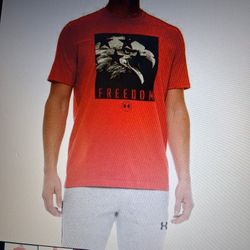 Under Armour Freedom Eagle Med. T-Shirt, NEW