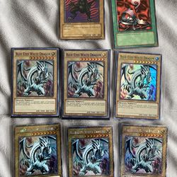 Blue eyes white dragon Yugioh cards
