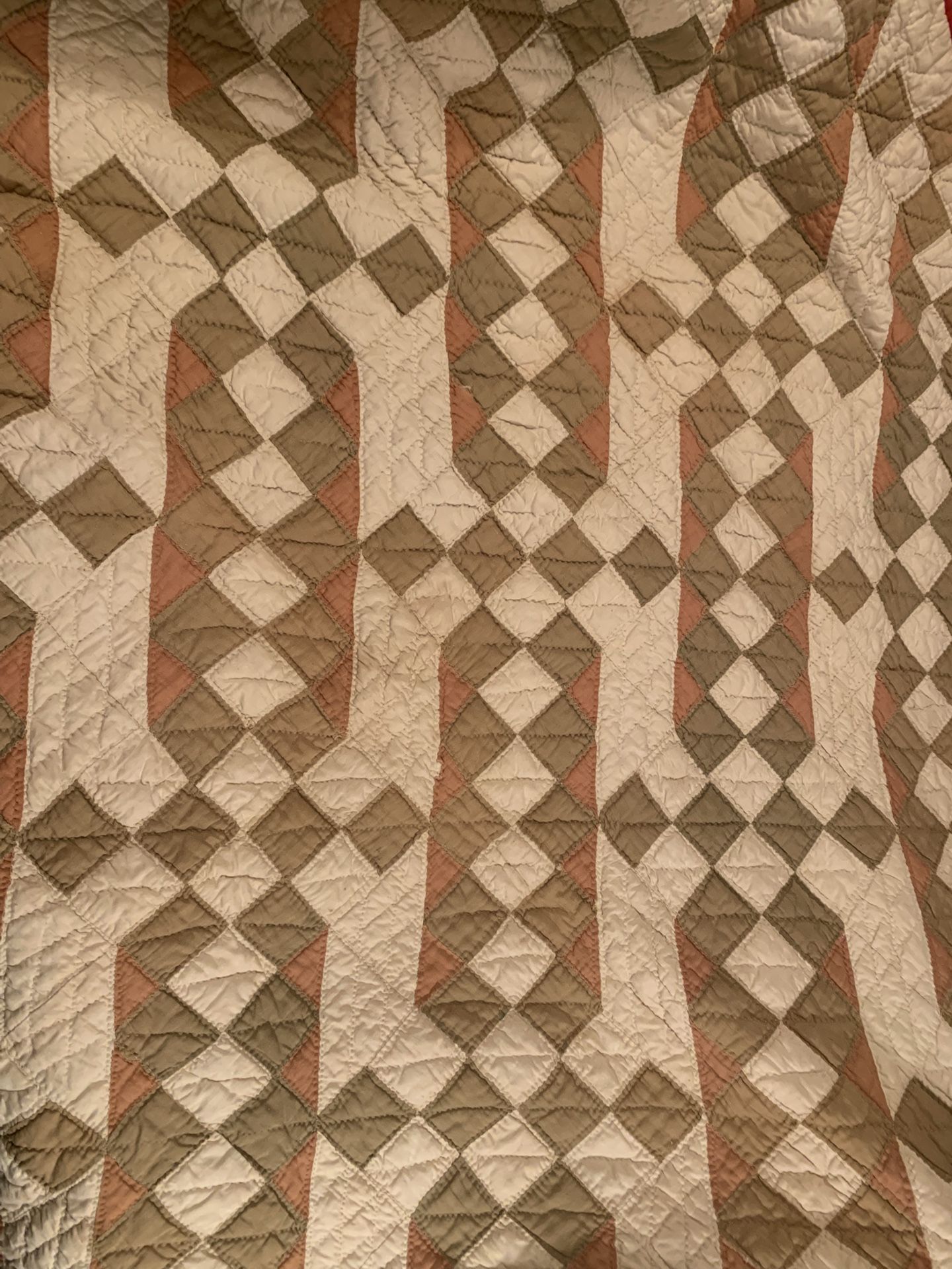 Handmade Quilt. 76”x 63”