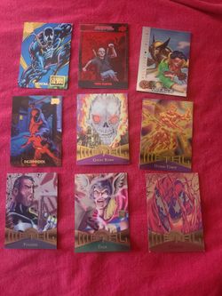 Marvel trading cards lot