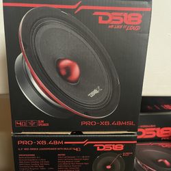 NEW SPEAKERS DS18 PRO-X6.4BMSL PAIR
