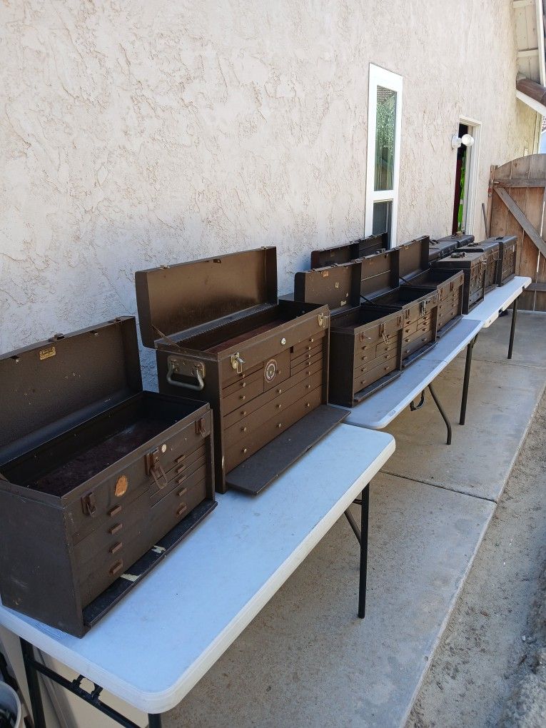 Kennedy Tool Boxes (Price Is For The Lot)