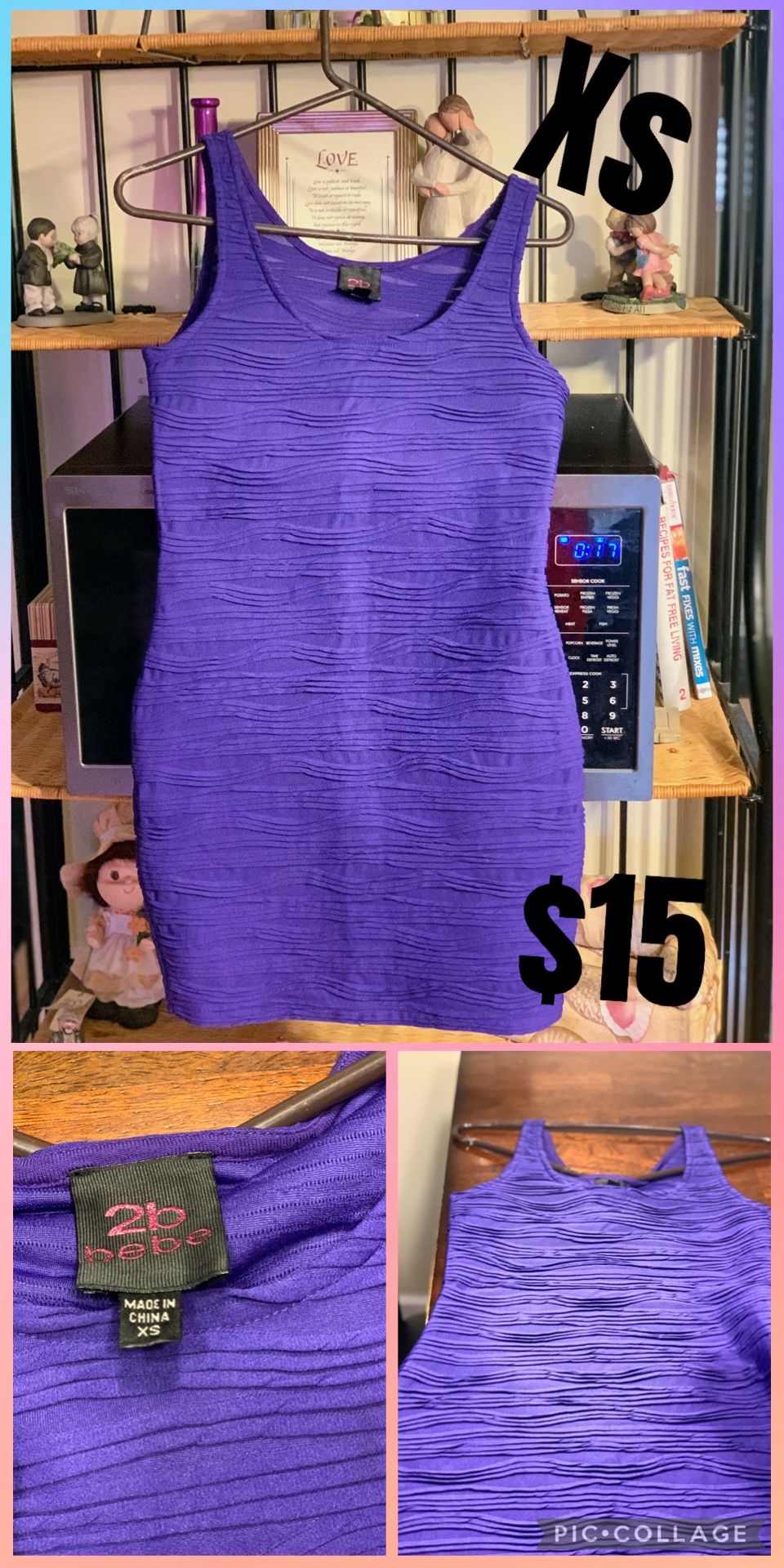 Purple Xs Dress