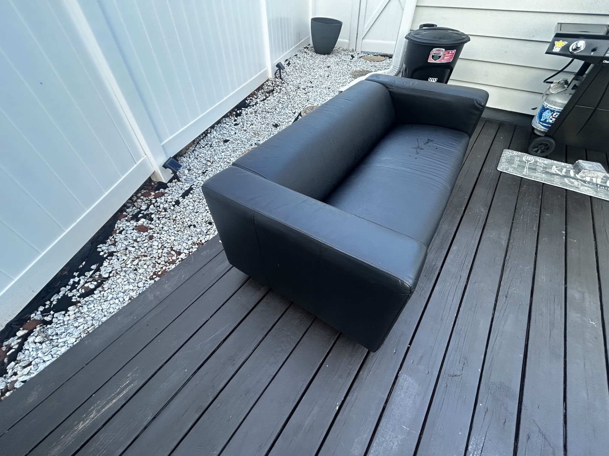 Modern Leather Couch