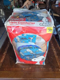 twin sized snoopy comforter