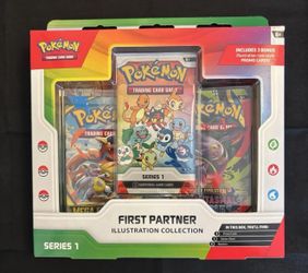 Pokémon First Partner Illustration Collection Series 1 Sealed Lot of 2 – $115