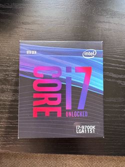 Intel i7-9700k Processor