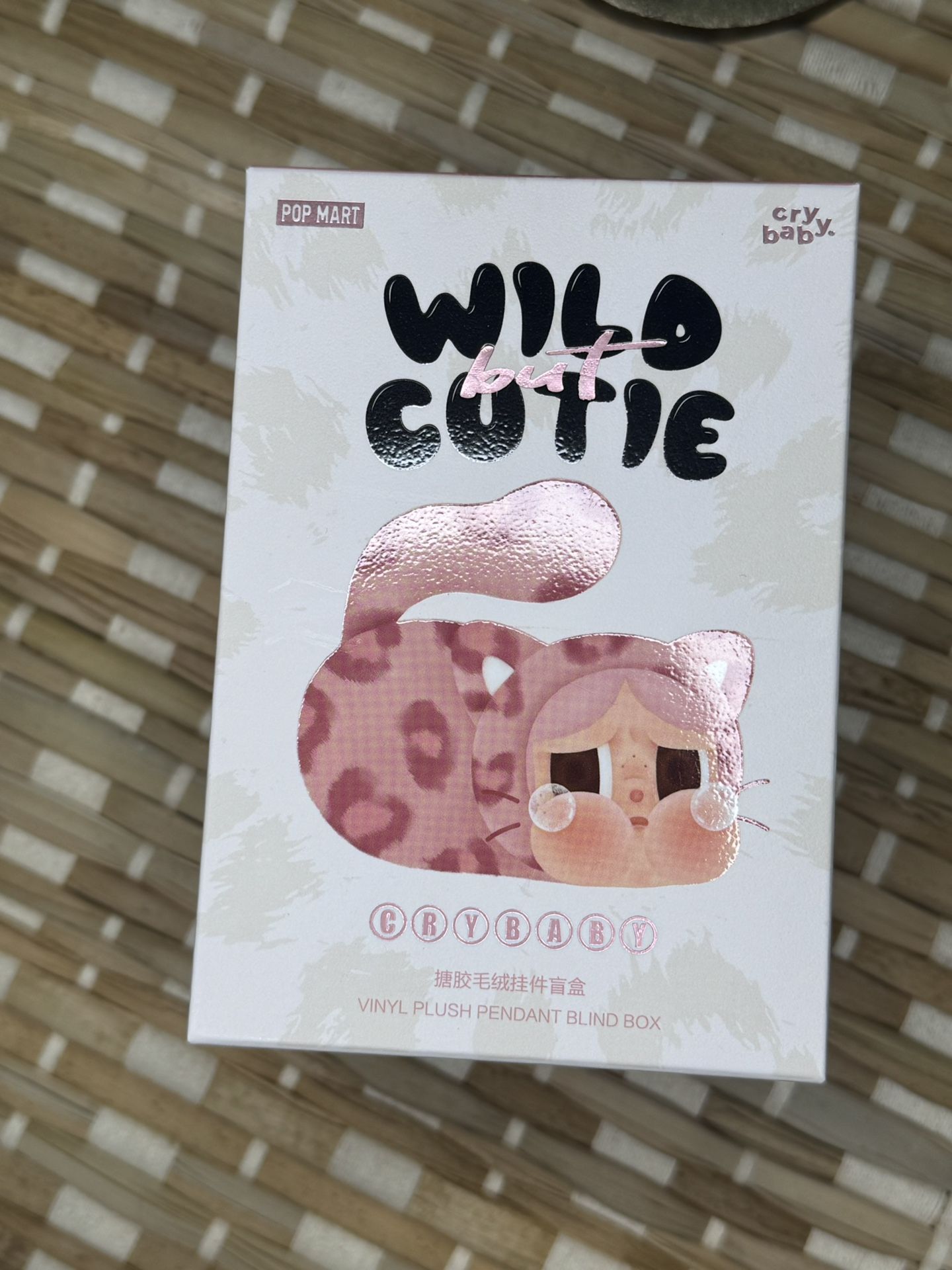 Authentic POPMART CRYBABY Wild But Cutie Series Plush Pendant