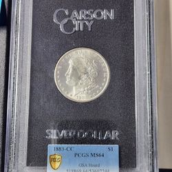 1883-CC GSA HOARD MS64 (VAM-8A) MORGAN DOLLAR 