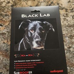 Audioquest Black Lab Subwoofer Cable