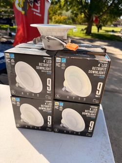 Parmida 4" LED Retrofit Downlight 4000K – Lot of10