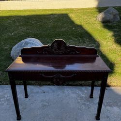 Vintage Carved Console Table