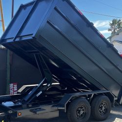 Scissor Hoist Dump Trailer