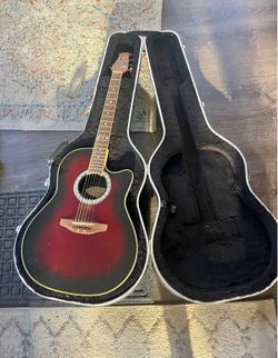 Ovation guitar withe case