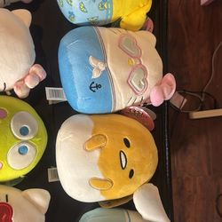 Hello Kitty HK and friends squishmallows  about 7 in tall