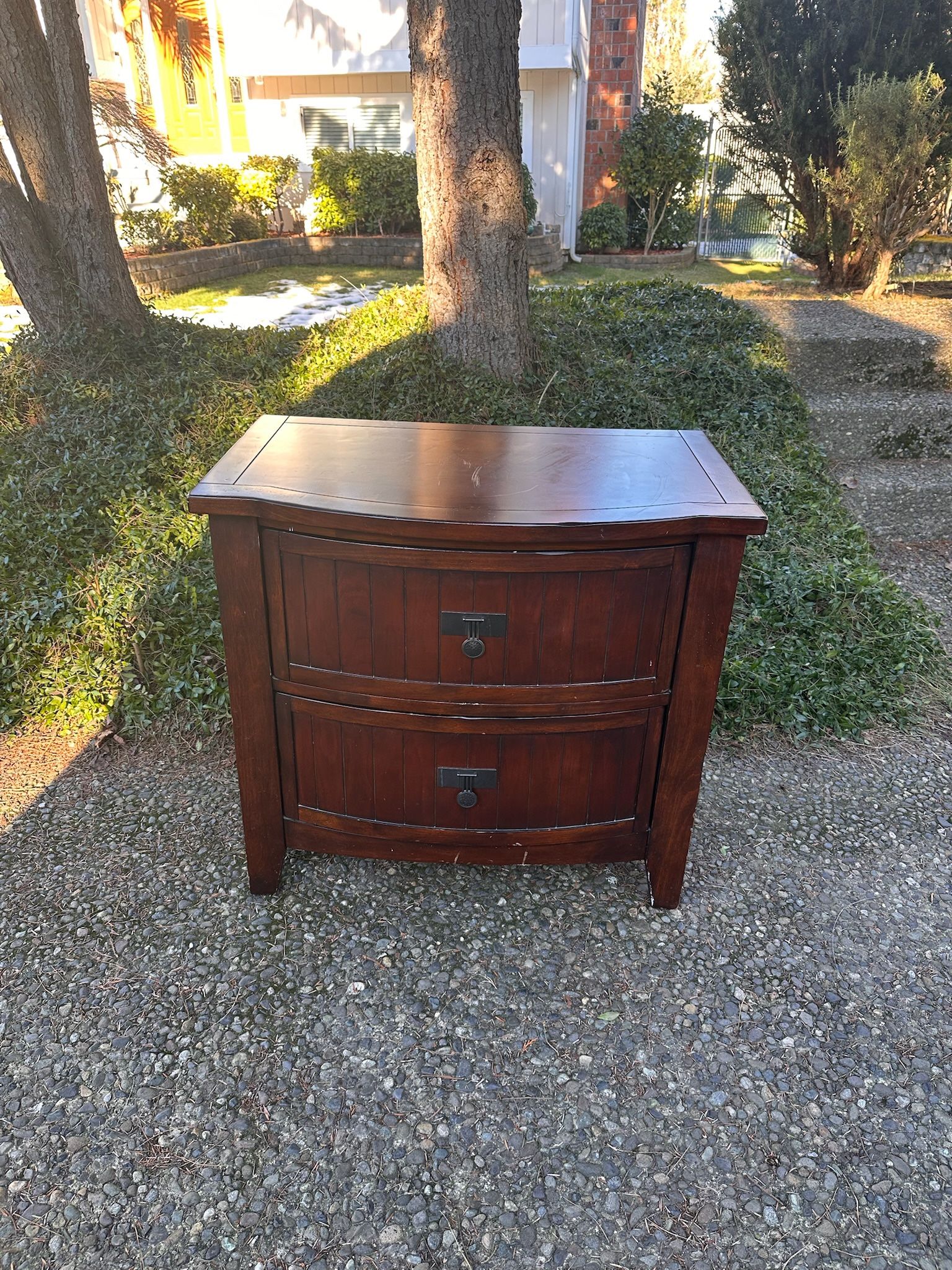 Solid wood small dresser