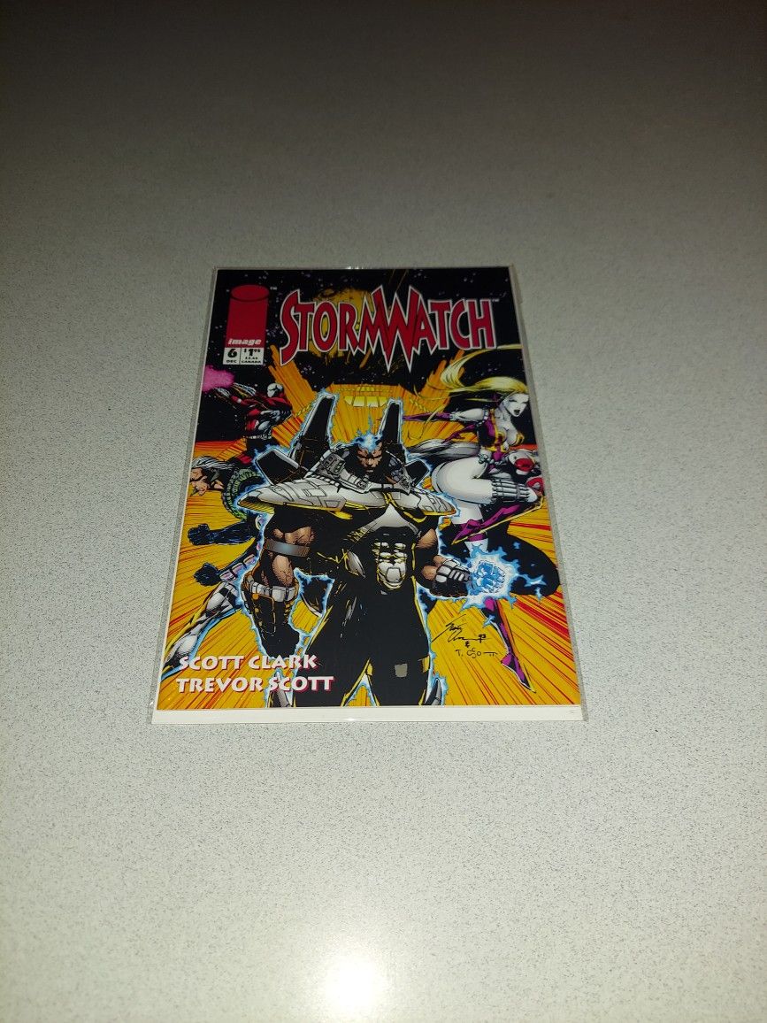 1993 STORMWATCH #6 COMIC BAGGED AND BOARDED 