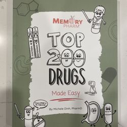 Top 200 Drugs Made Easy: Pharmacology Coloring Book