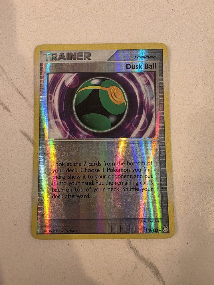 Pokemon TCG Dusk Ball Mysterious Treasures 110/123 Reverse Holo Card - LP