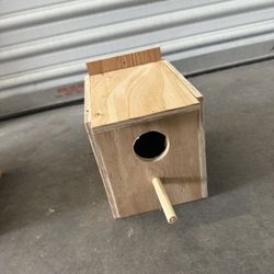 Parakeet Nest Box (inside Cage) 