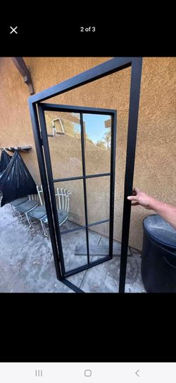 Iron door frame