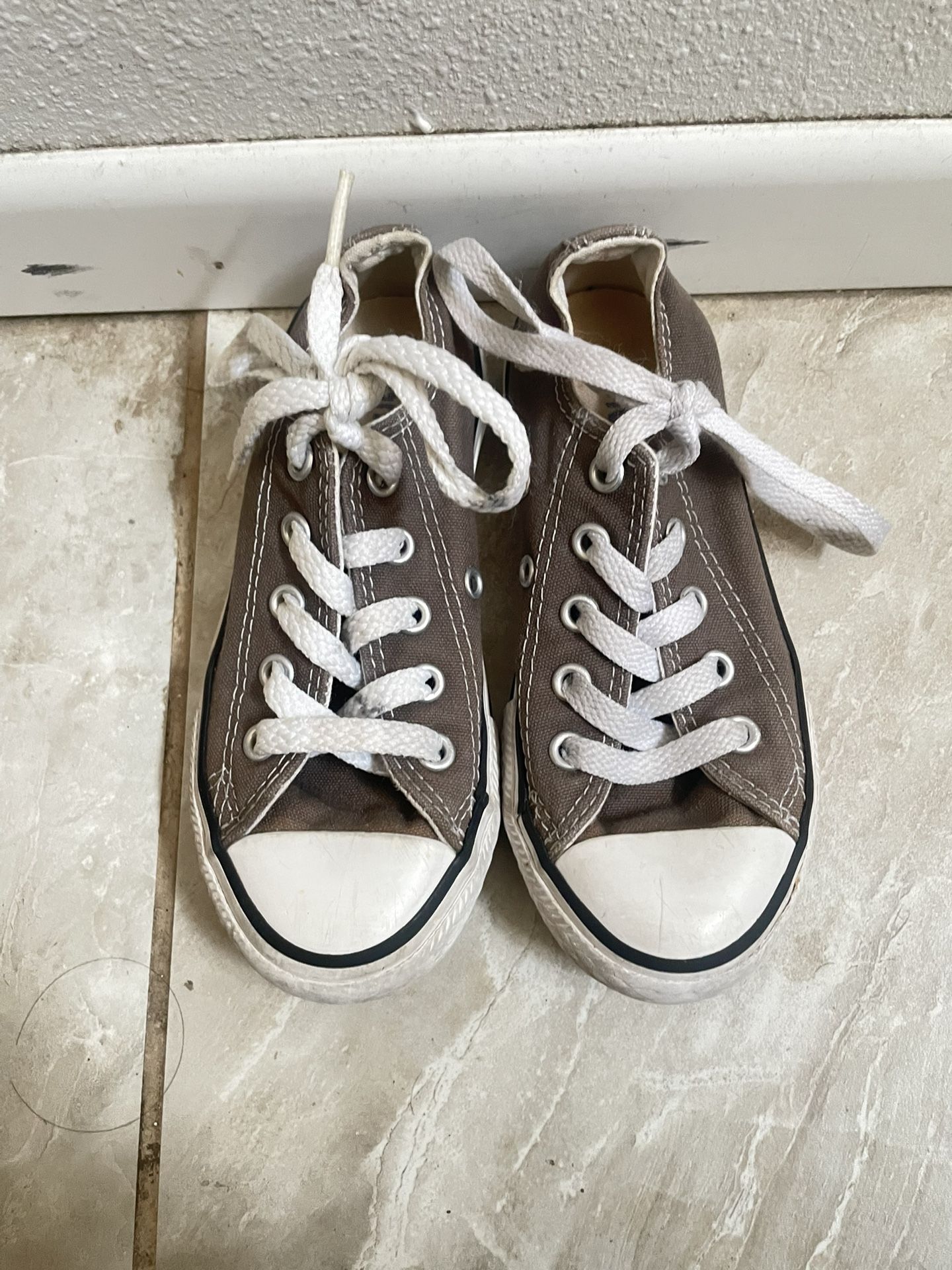 Unisex Little Kids Brown Converse