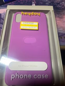 Case for XS MAX purple cell case