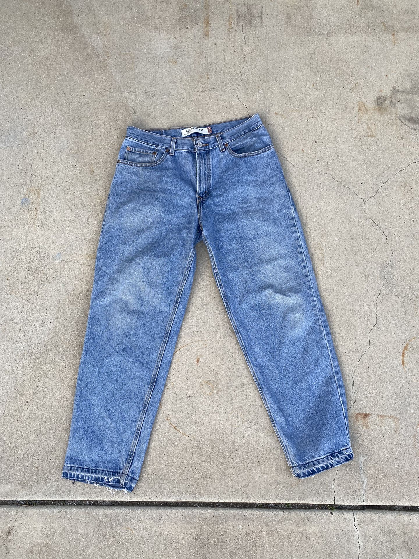 Distressed Levi’s Jeans