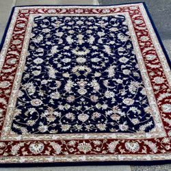 Traditional Wool Rug with Multi Layered Under pad 