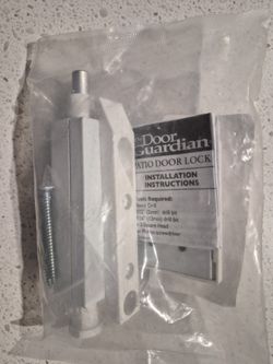 Patio Door Safety Lock