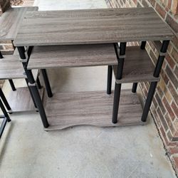 Desk Grey/black $20